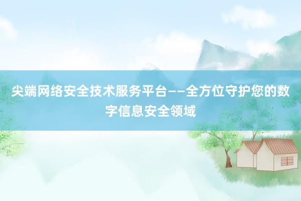 尖端网络安全技术服务平台——全方位守护您的数字信息安全领域